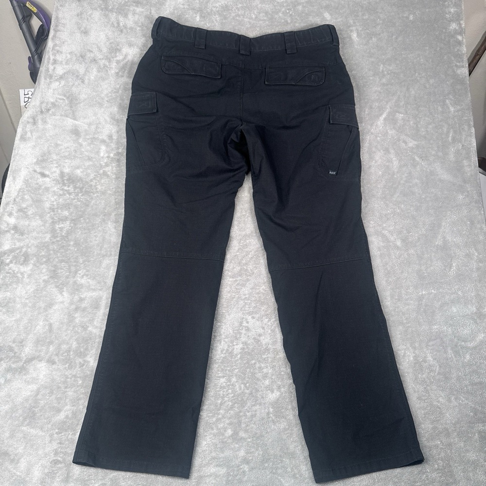 5.11 Tactical Stryke Cargo Pants Black Men Size 40x34 Ripstop Multi-Pocket Work - Picture 4 of 12